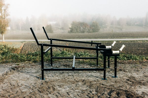 log-deck-with-basic-rollers Palax Firewood Processor - Palax Log Deck